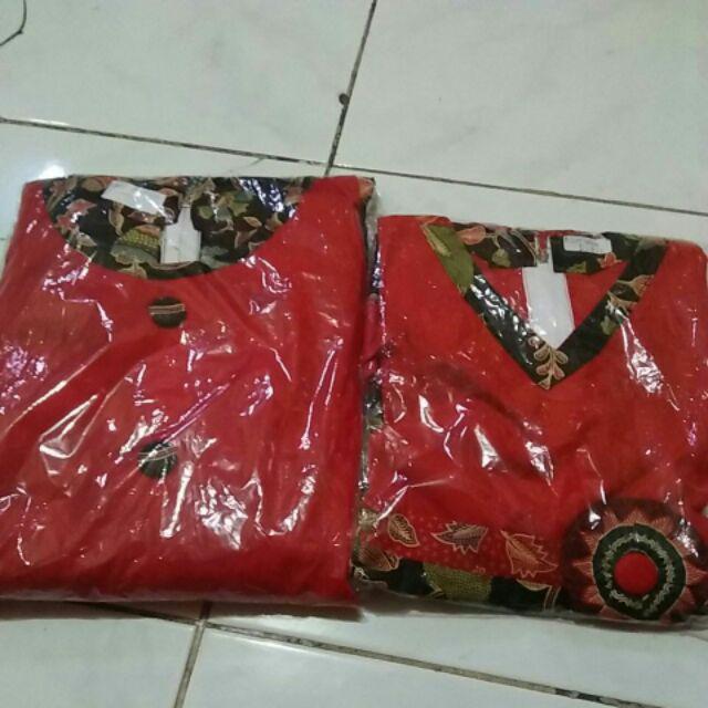 Mochibatik Batik Keluarga/family Gamis Muslim Azizah Gentong Hitam