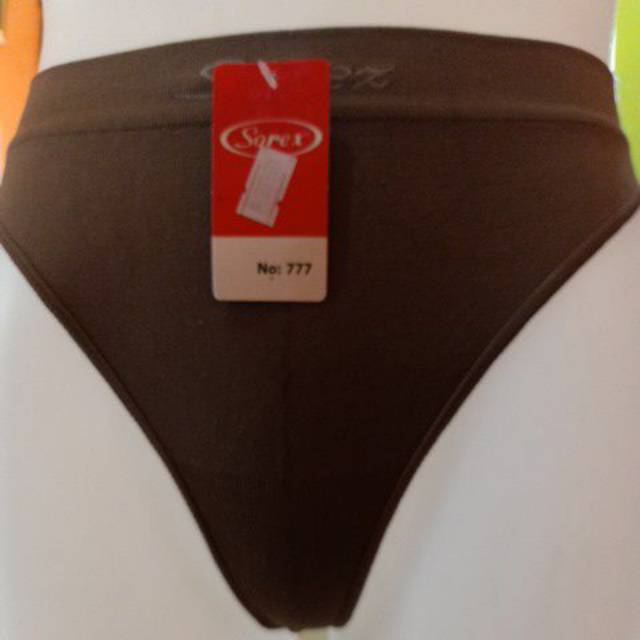 Sorex GST 777 basic g-string celana dalam allsize bisa LP molor sd 100cm