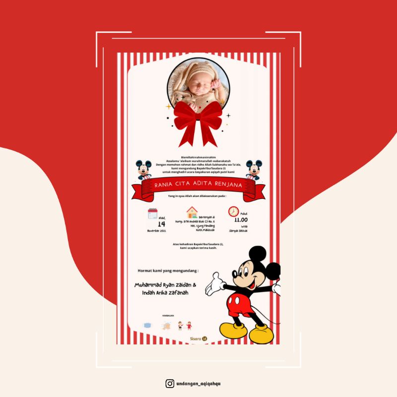 UNDANGAN AQIQAH JPG MICKEY