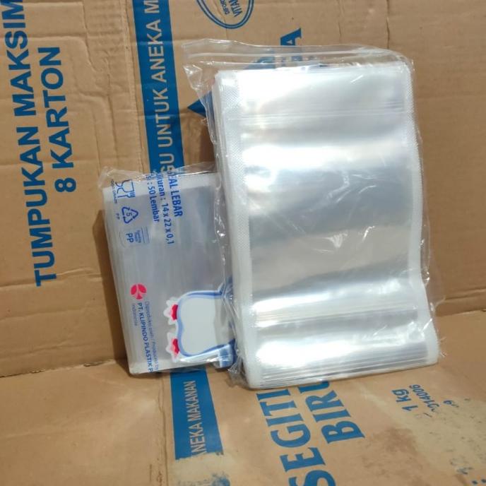 STANDING POUCH UK 14X22| PLASTIK KLIP| KANTONG KLIP