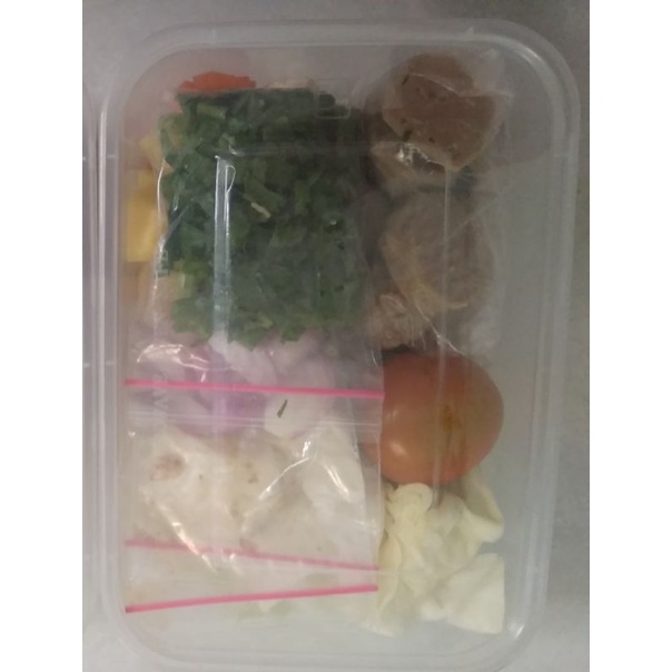 

Dapur Lanesra . Paket sayur racik instan. sayur sop bakso