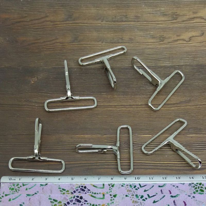 pengait kewkew 4cm / cantolan tas besi 38mm nikel /LADIESSTYLE BESI TAS