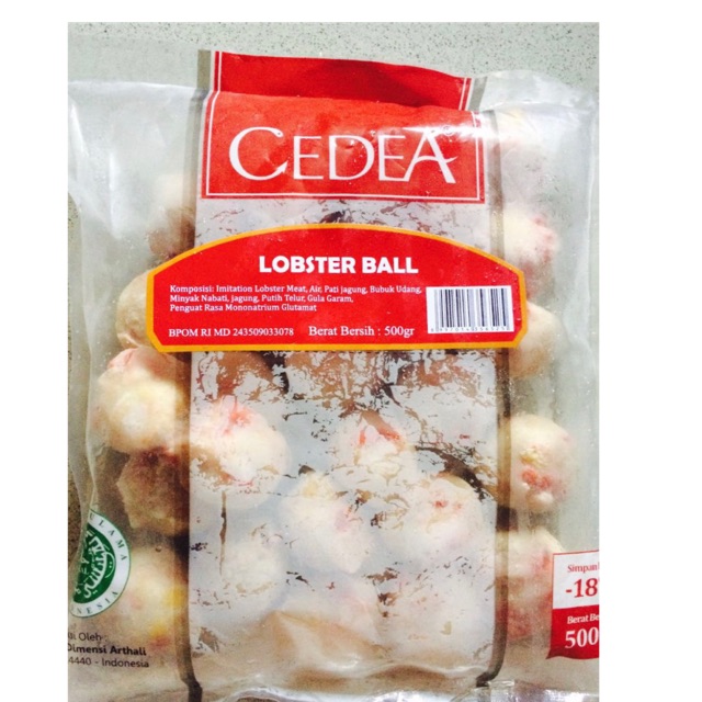 

Cedea Lobster ball 500gr