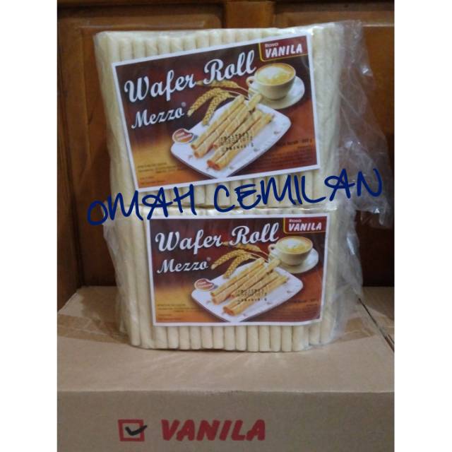 WAFER ROLL MEZZO 900GR VANILLA