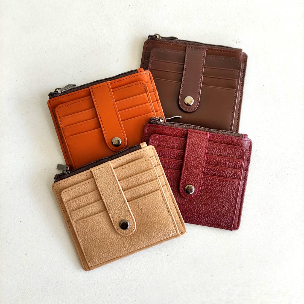 Dompet Kartu Bahan Kulit Asli JOCARD Dompet Kartu Wanita Perempuan Cewek