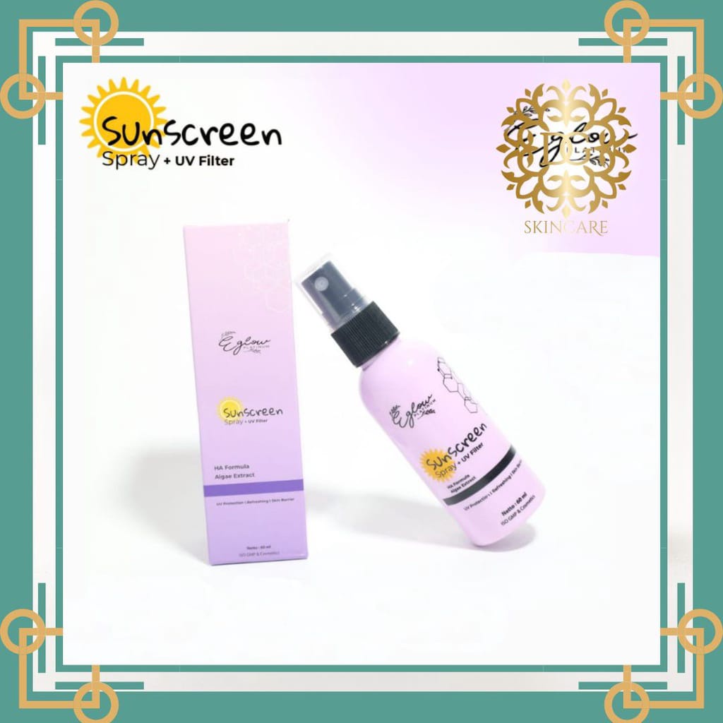 Sunscreen Spray Eglow Platinum SPF 45+ UV Filter | Sunscreen SPF45 PA