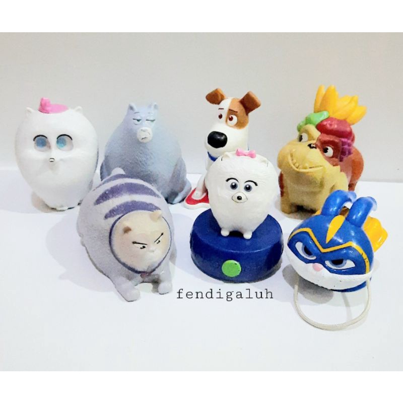 Figure The Secret Life Of Pets Original/ Figure/ Pajangan/ Mainan/ Pets
