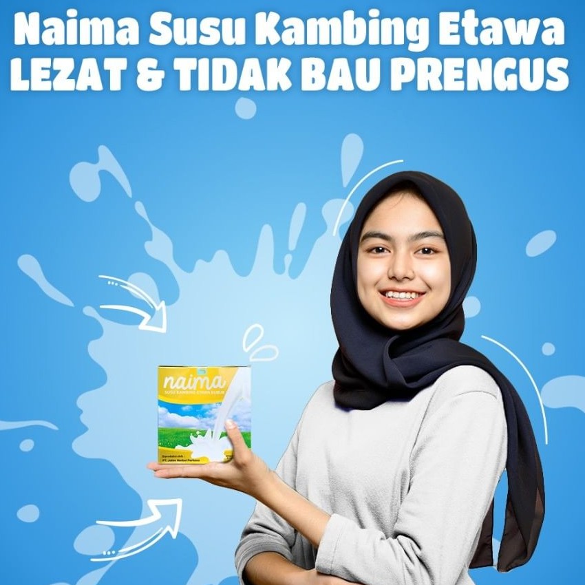 

Susu Kambing Etawa Bubuk Naima Plus Propolis Bee Polen Madu Original BPOM