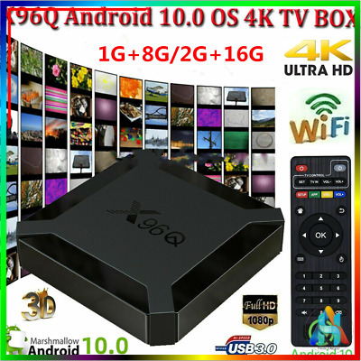 STB  Smart TV Box 4K Android 10 kapasitas 2GB/16GB- X96Q
