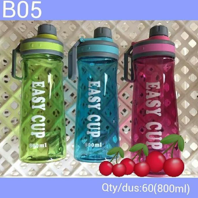Botol Minuman Plastik Botol Minum Easy Cup 800Ml - B-05 Botol Minuman