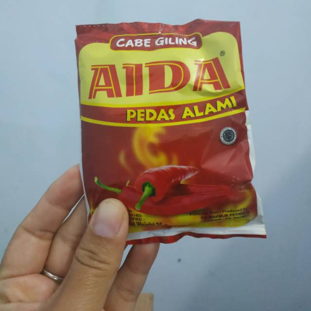 

AIDA 25GR / BUMBU TABUR INSTANT / CABE BUBUK SERBAGUNA / CABE SUPER PEDAS ALAMI