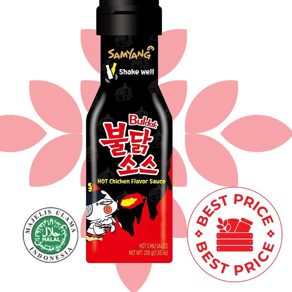 

Best! SAMYANG - BULDAK LIQUID SAUCE ORIGINAL HALAL BPOM RI - 200 GR - EXP MAR 2023 ,,