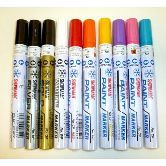 

Paint marker/spidol permanent anti luntur Snowman