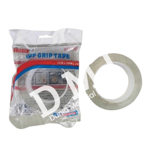

Double Tape Transparent 3cm | Double Tape Bening 3m | Isolasi 3cm