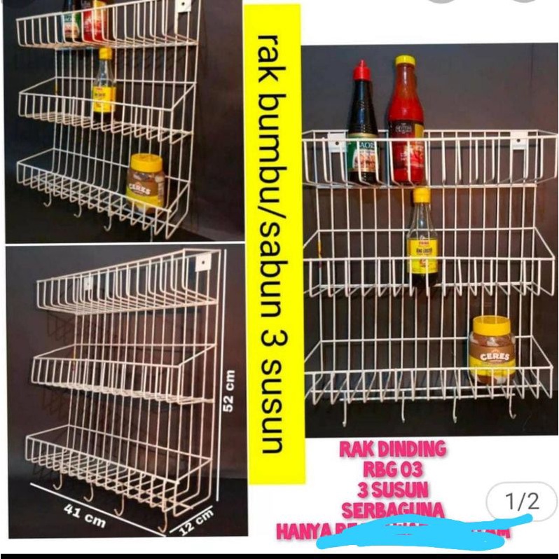 Rak Bumbu Rak Dinding Rak Botol