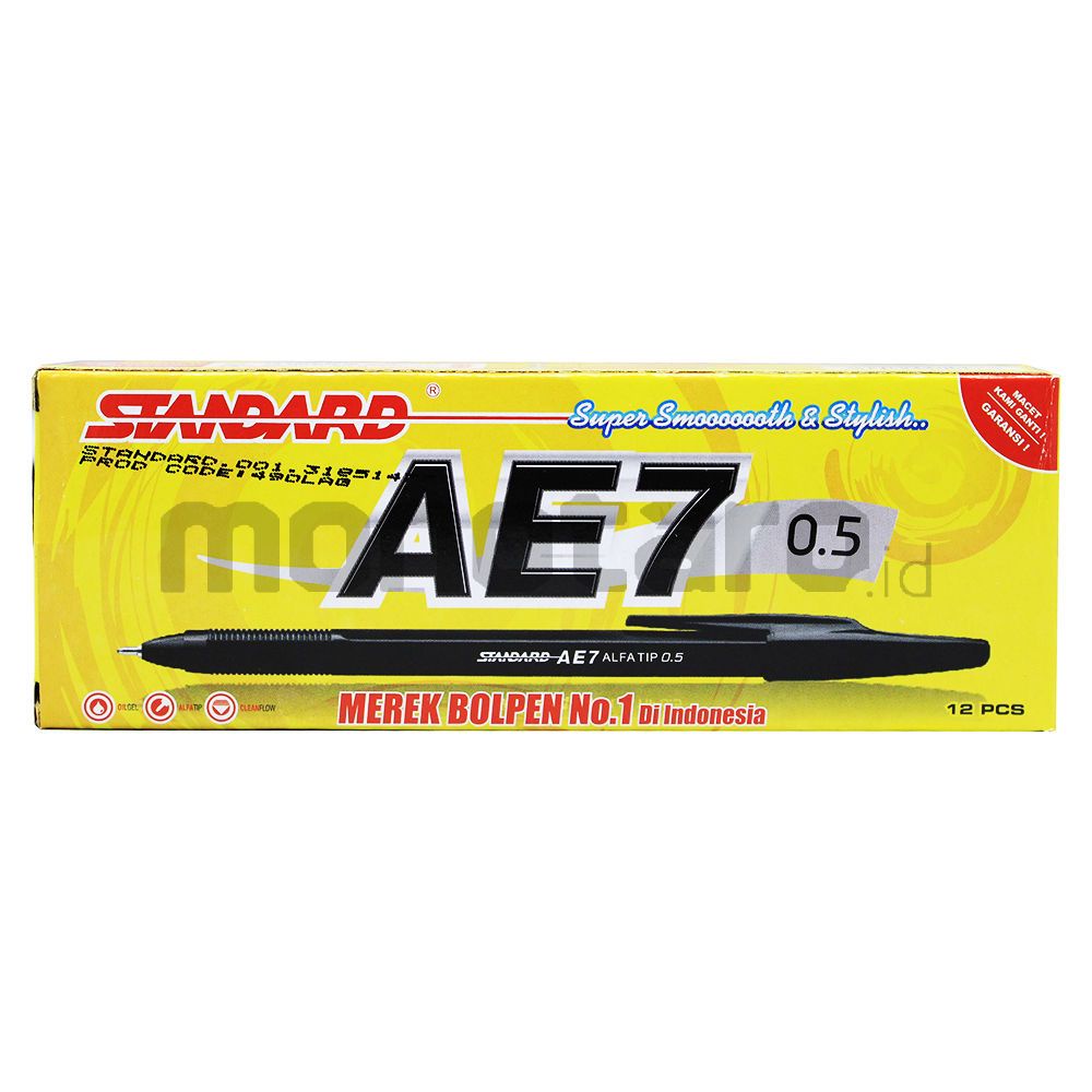 [12 pcs] PULPEN STANDART AE7 ORIGINAL