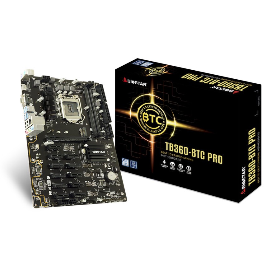 MOTHERBOARD BIOSTAR TB360-BTC PRO 12SLOT PCIE