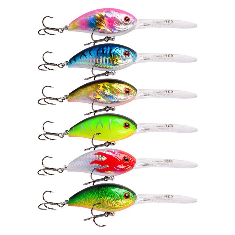 Lure Casting PROBEROS Crankbait 18gr - Umpan Minnow Floating Blackbass Mangrove Jack