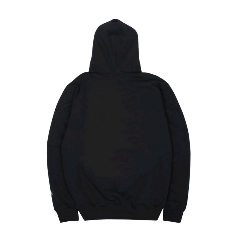 THANKSISOMNIA SWEATER HOODIE BLACK ORANGE