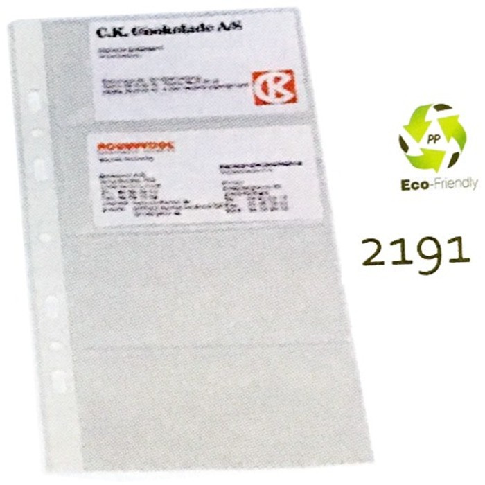 

Business Card Pocket 2191 Bantex 235 x 120mm