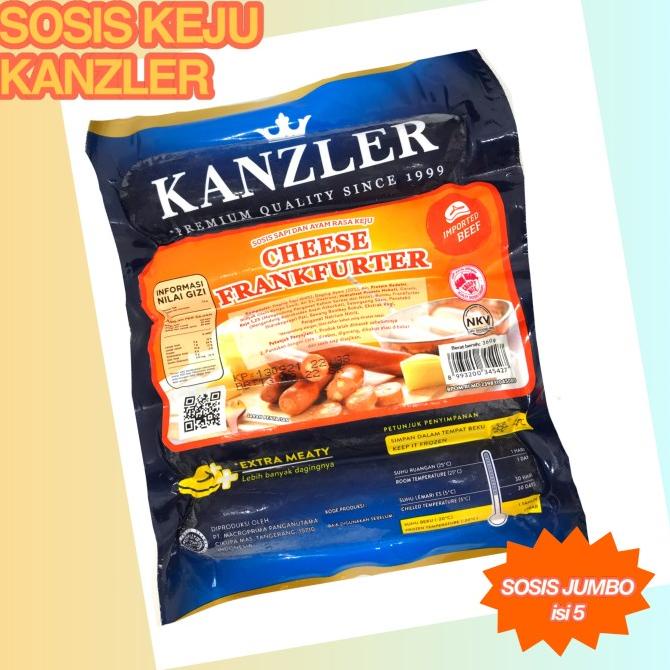 

Kanzler frankfurter cheese Sosis Keju Jumbo Kanzler Sosis Cimory