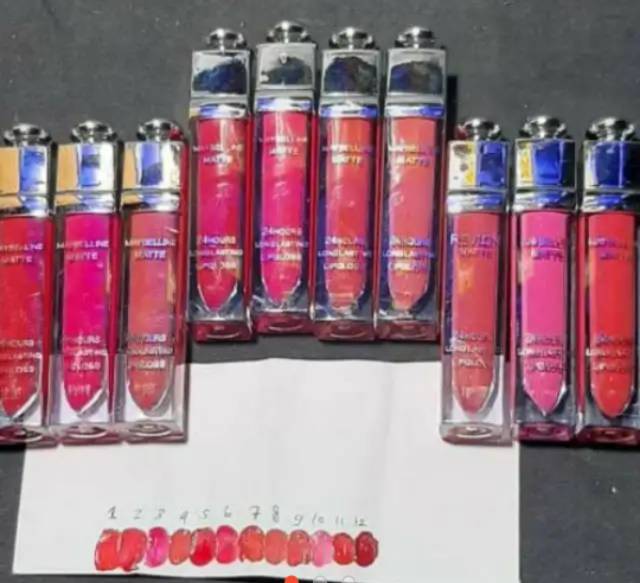 PROMO Lip gloss matte maybelline pentol/ Tutup silver bening No.ZG-0551 /GZ-1117