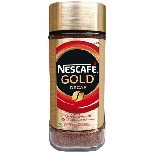 

NESCAFE GOLD DECAFFEIN 100GR | LOW CAFFEIN | KOPI BUBUK | KOPI INSTAN