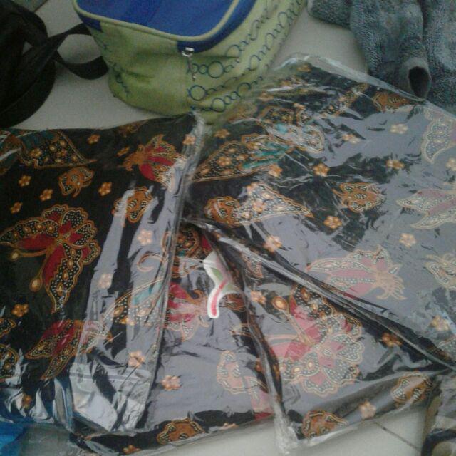 Long Dress Cape Batik Gamis Batika Nadine Manggar Kobis Kupu Padi Ulir Manis Gendis Sekar