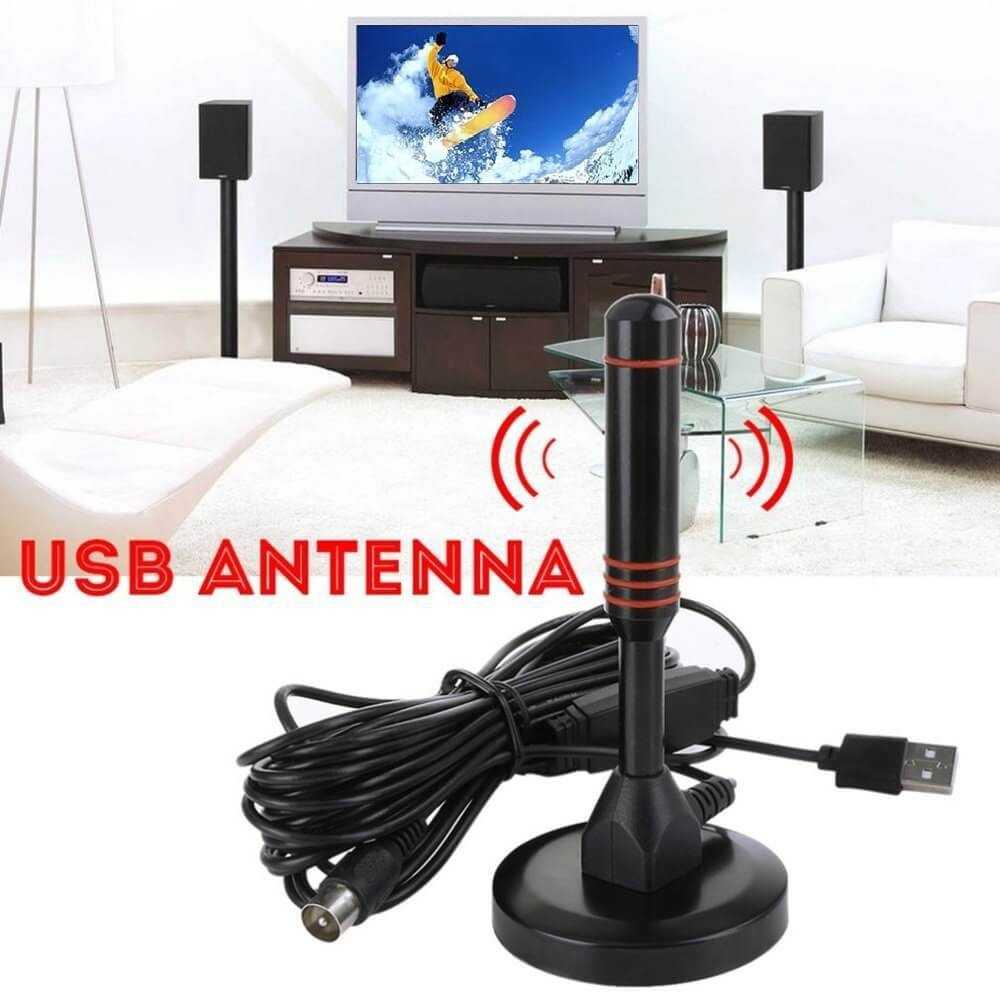 Antena TV Digital Indoor USB DVB-T2 High Gain