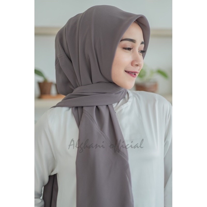 Pashmina square 180x75 cm ceruty baby doll premium | pashmina instan | shawl