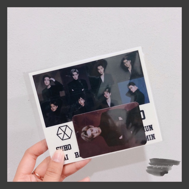 EXO CHANYEOL OFFICIAL LIGHTSTICK PHOTOCARD + STICKER