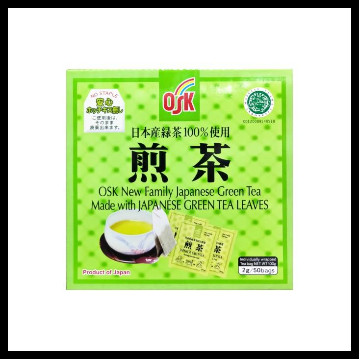 

DISKON TERBATAS !!! OSK JAPANESE GREEN TEA / OSK GREEN TEA TEH HIJAU JEPANG 50 SACHET TERLARIS