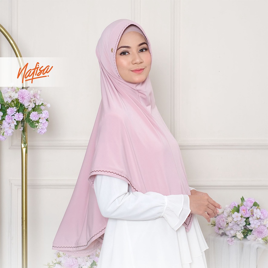 TERLARIS !!!!!  Nafisa BELVANA REGULER Jilbab Instan Bergo | Hijab Instan Jumbo Pad Kerudung Instan  Bisa CODJumbo Kaos L,XL &amp; XXL