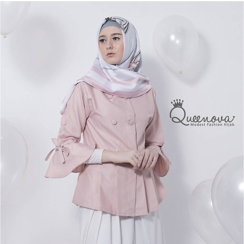Edith Pink Blouse by Queenova
