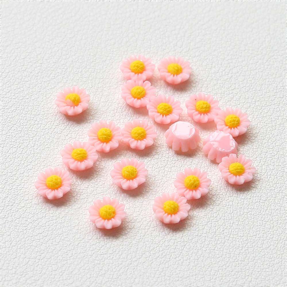 AUGUSTINA Agustinina Bunga Kuku Perhiasan Kawaii Lucu Gaya Jepang Manicure Pearl Bead Flatback DIY Dekorasi Kuku