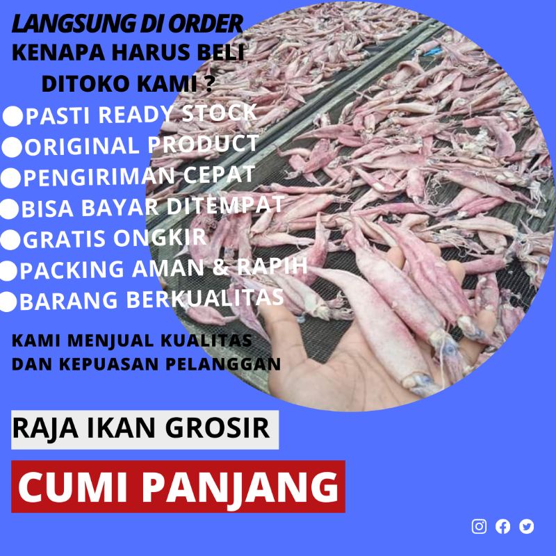 

CUMI ASIN PANJANG 250 GRAM BAGUS TERJAMIN