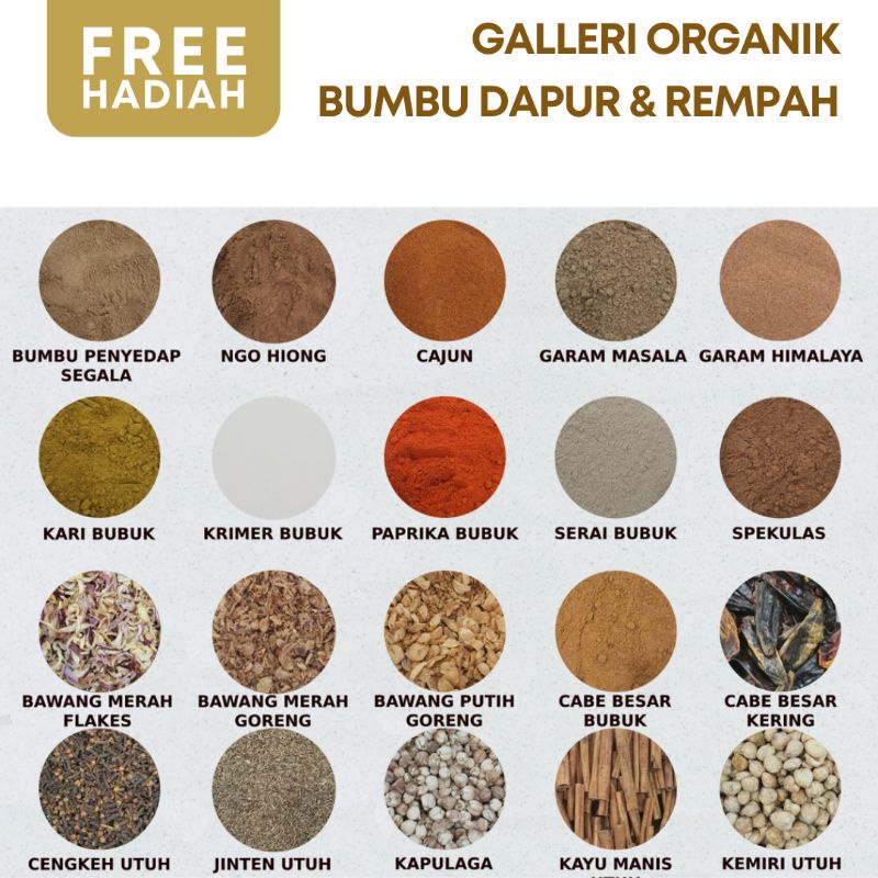 GALLEO Aneka Bumbu Dapur / Bumbu Rempah / Bawang Premium
