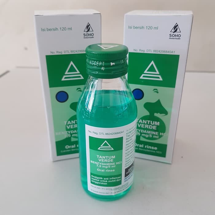 TANTUM VERDE ORAL RINSE KEMASAN 60 ML LARUTAN KUMUR ANTISEPTIK