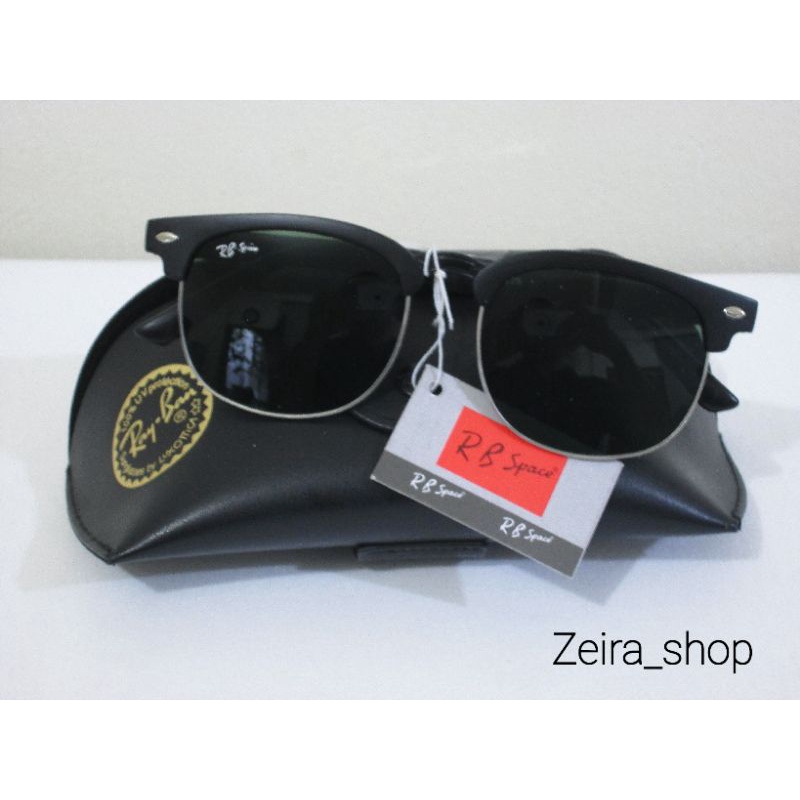 Kacamata Hitam Rb Space Retro Black Sunglasses