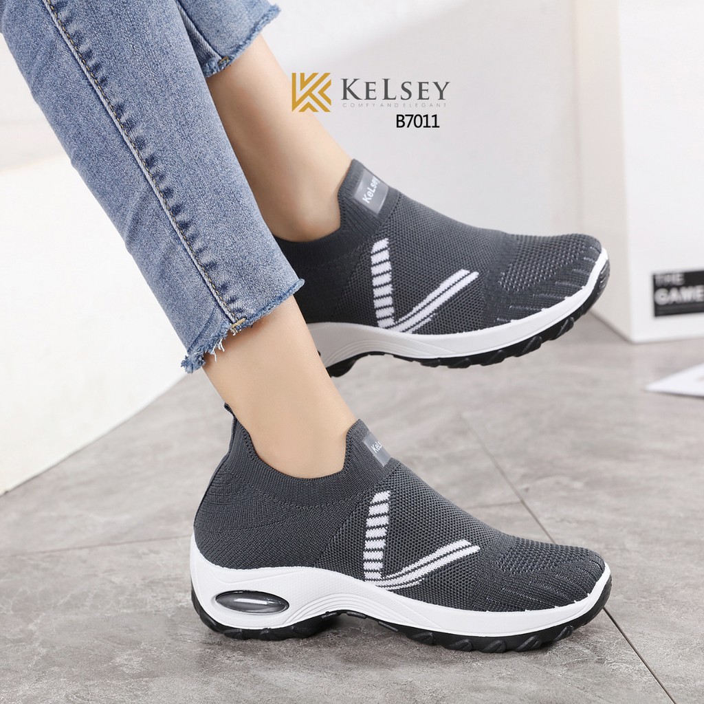 Kelsey Sepatu Sneakers Wanita Kelsey / Sepatu Kerja Anak Remaja Hingga Dewasa B7011