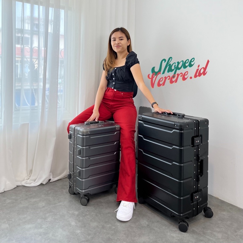 Koper Parkson JISO Series 20 Inch Size Cabin dan 24 Inch Size Bagasi Koper Cabin TSA Lock Frame Aluminium SuitCase International Standart Koper Anti Pecah