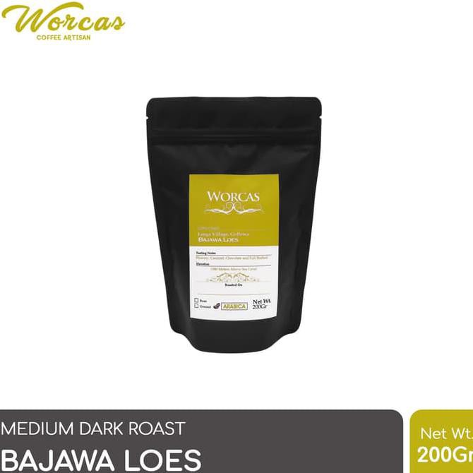 

Kopi Arabica Flores Bajawa 200 Gram (Biji/Bubuk) | Worcas Coffee - KOPI BIJI