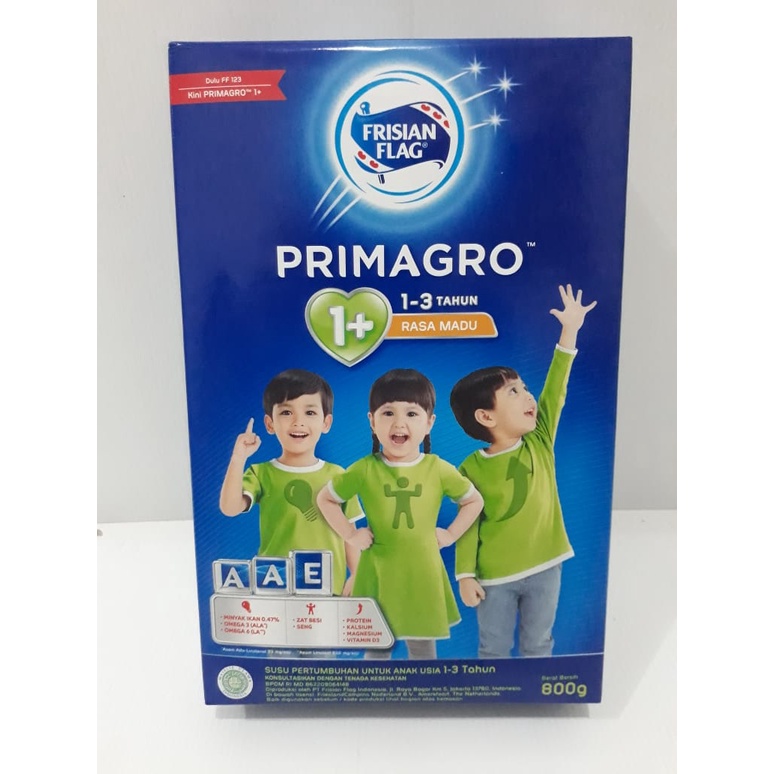 

Frisian Flag 1+ Primagro Rasa Madu 1-3 Tahun 123 800 gr