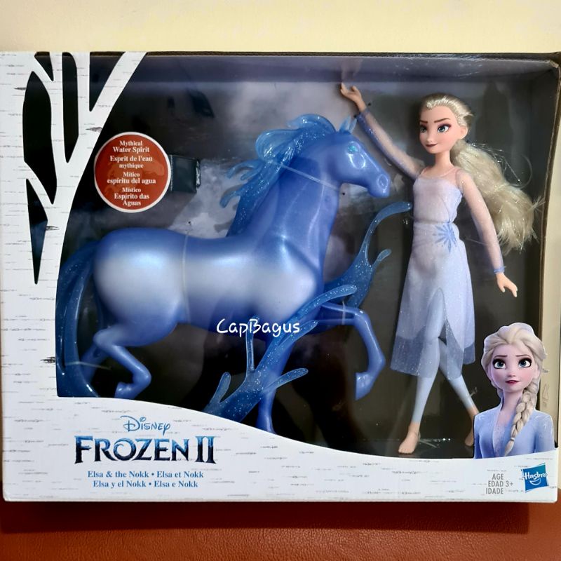 elsa barbie and horse