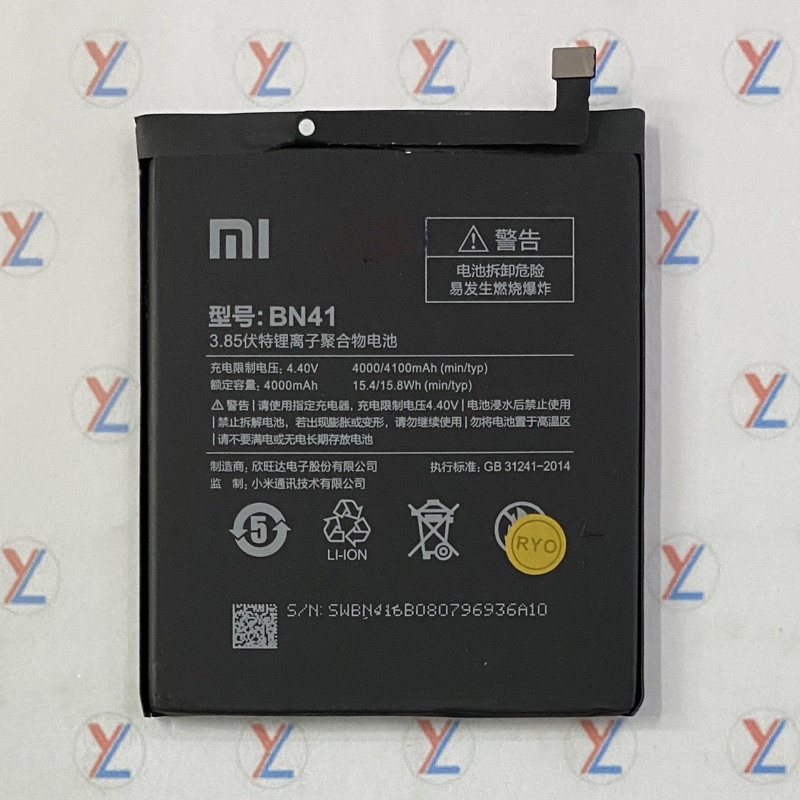 BATERAI REDMI NOTE 4 / BN41