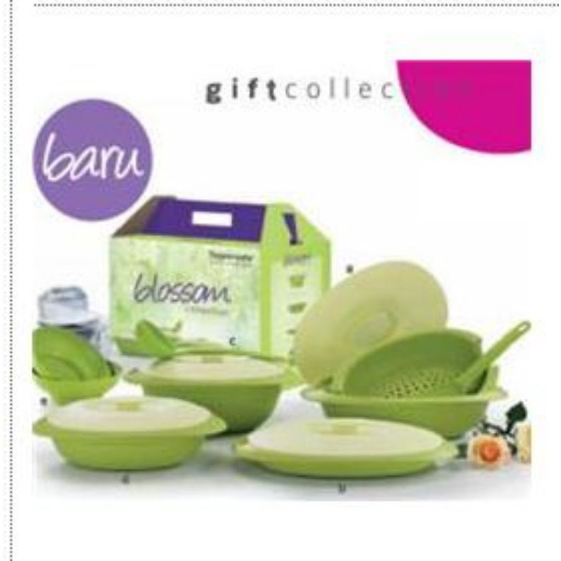 preloved - tupperware blossom set