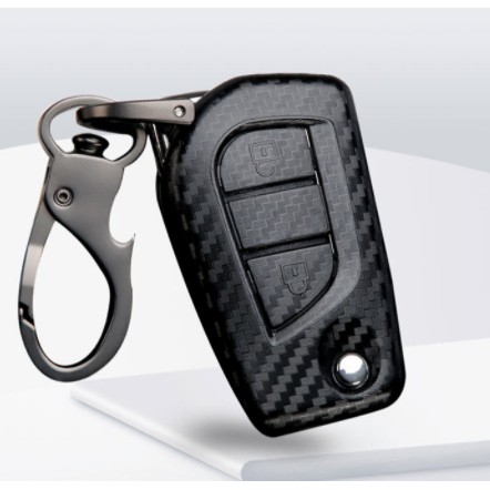 [Beberapa gaya]Toyota penutup kunci mobil logo mobil baru gantungan kunci mobil gantungan kunci kreatif paduan logam gantungan kunci gantungan kunci