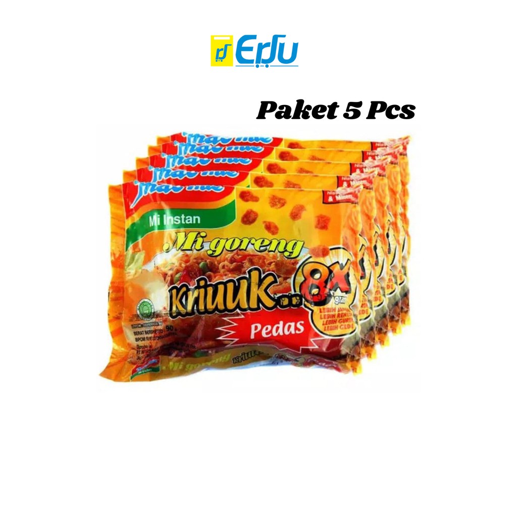 

Paket 5Pcs Indomie Mi Goreng Kriuk 8X