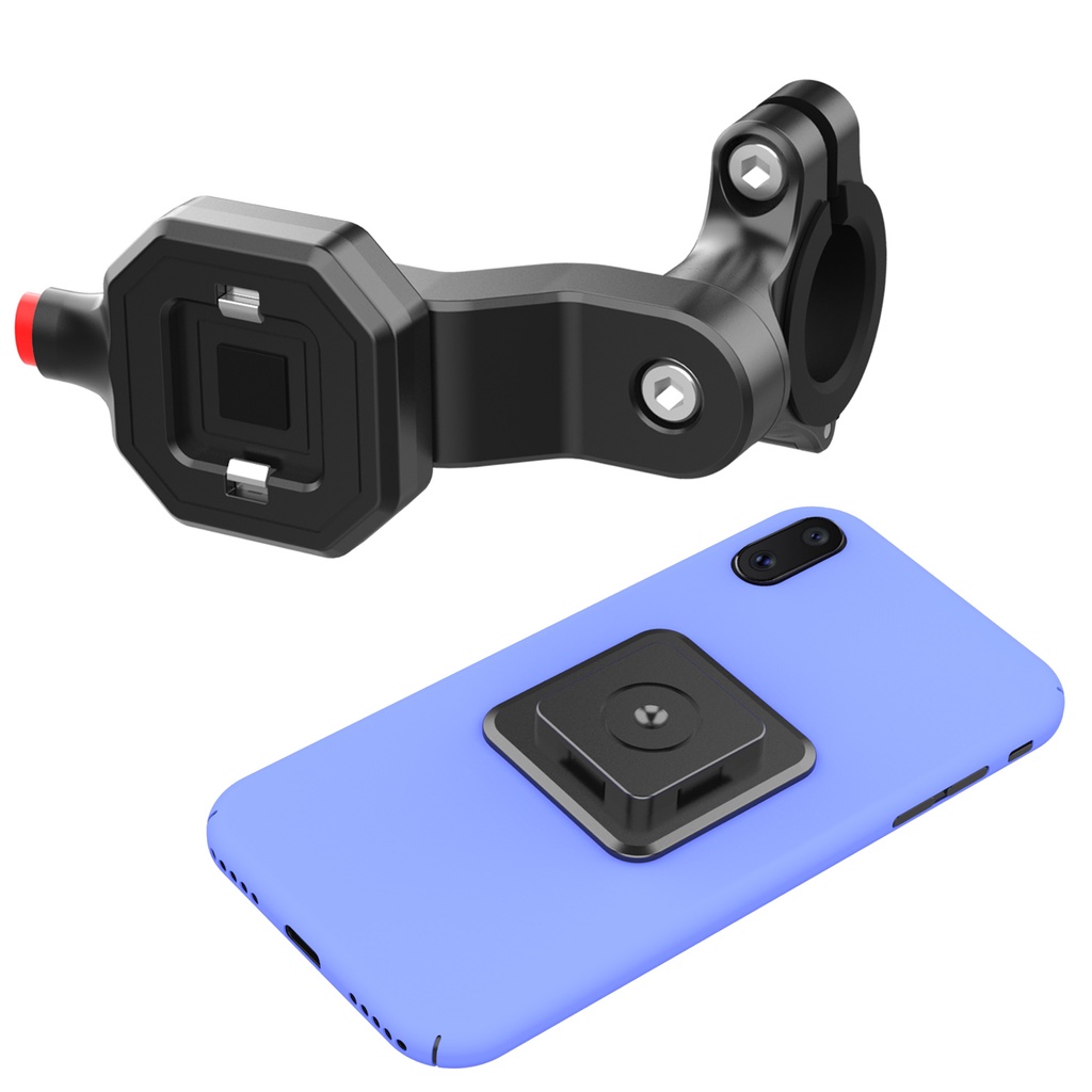 Holder Handphone / GPS Rotasi 360 Derajat Adjustable Untuk Stang Sepeda Gunung / Motor