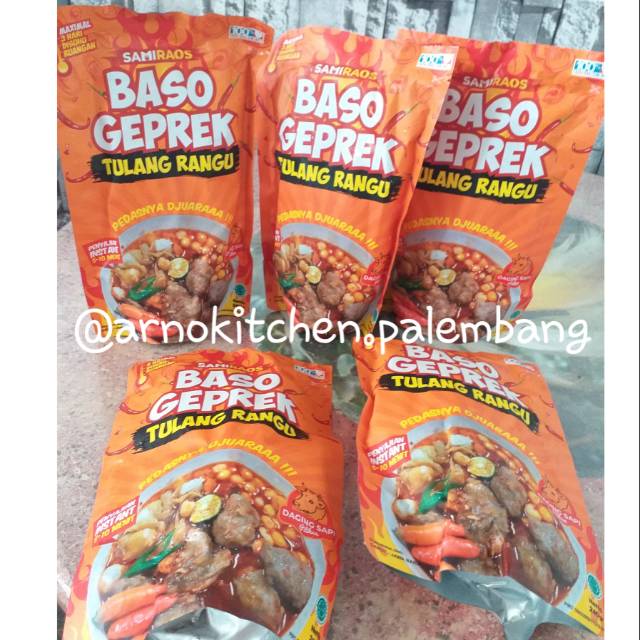 

Bakso geprek tulang rangu